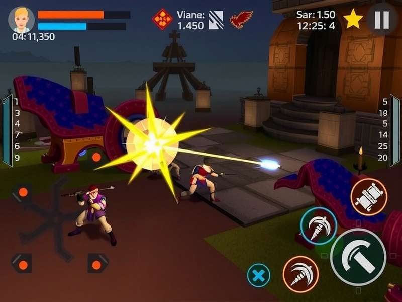 Spin Warrior Force Gameplay Screenshot